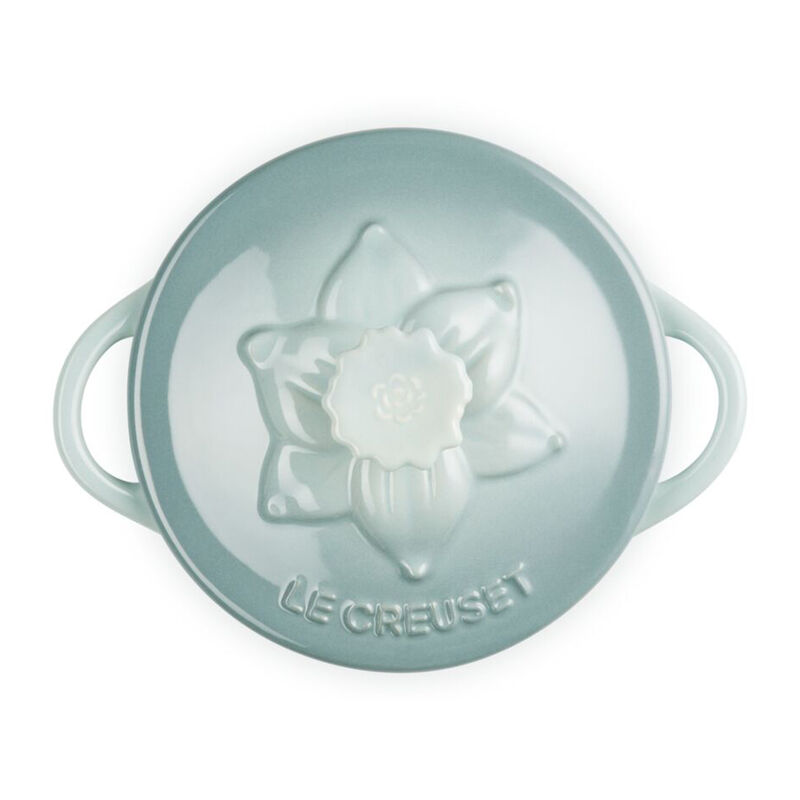 Le Creuset Jardin Mini Round Casserole 10cm - Sea Salt image number 2